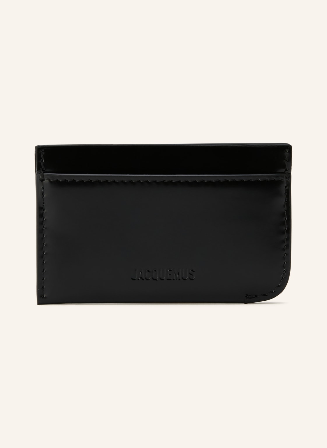 Jacquemus Etui Na Karty Le Porte Curvo schwarz