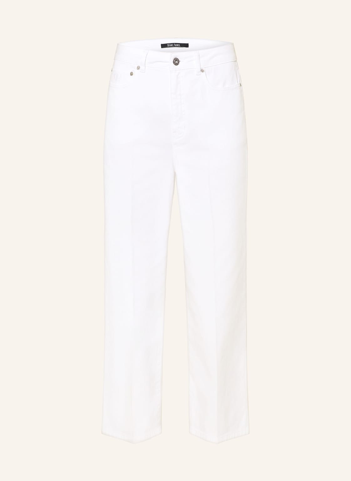 Marc Aurel Jeansy Wide Leg weiss
