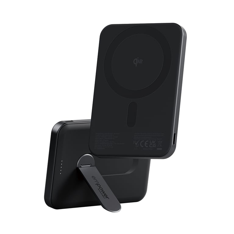 PanzerGlass empower™ by ® empower™ Bank w. Spin Stand 5000mAh Space Black Czarny