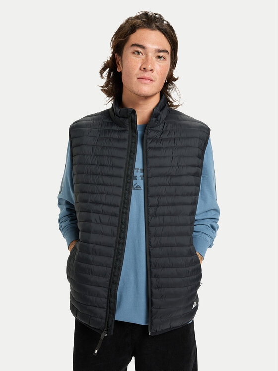 Quiksilver Bezrękawnik Scaly Sleeveless EQYJK04191 Czarny Regular Fit