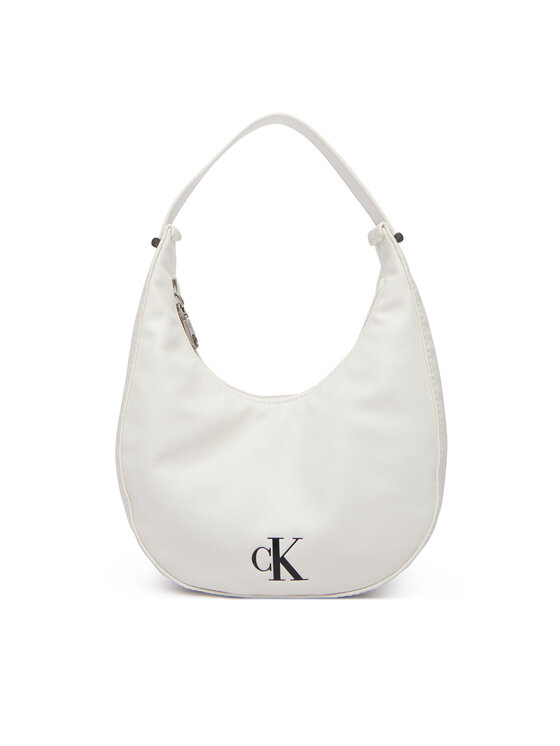 Calvin Klein Torebka Buckle Small Bag LV04F3513G Biały