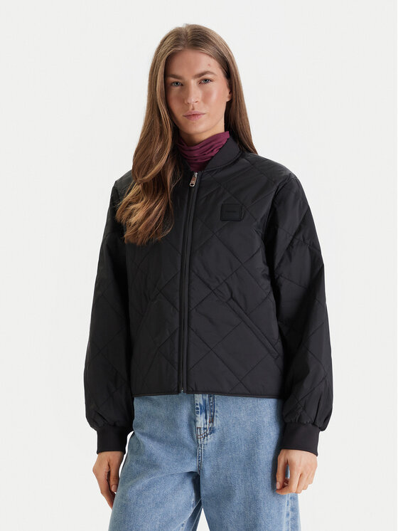 Calvin Klein Jeans Kurtka bomber LV147E514G Czarny Regular Fit