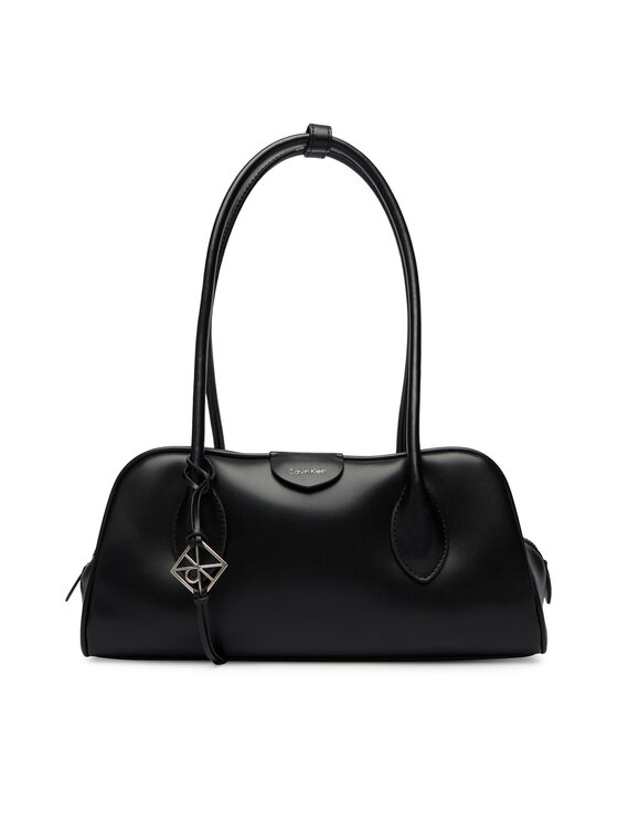 Calvin Klein Torebka Emblem Trio Shoulder Bag LV04F3369G Czarny