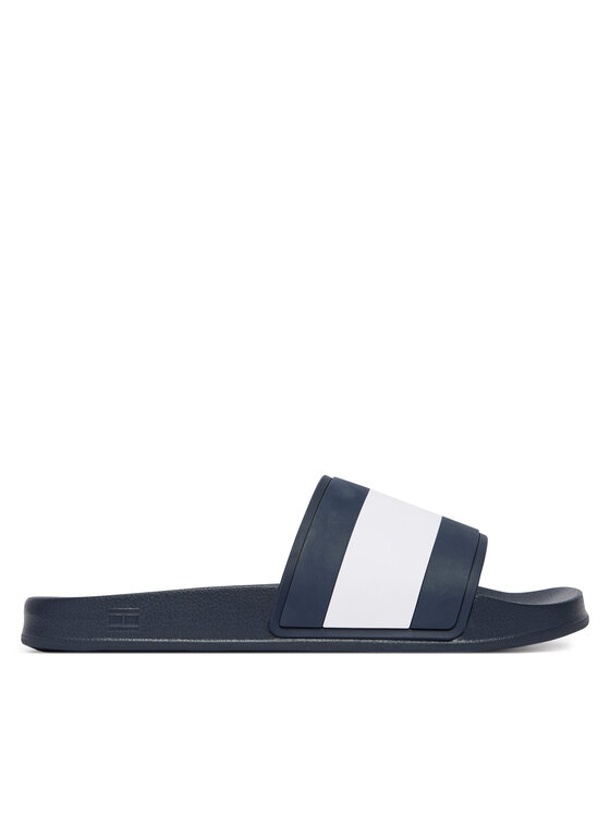 Tommy Hilfiger Klapki Core Hilfiger Flag Pool Slide FM0FM05798 Niebieski