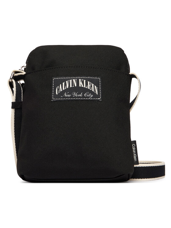 Calvin Klein Saszetka Graphic Capsule Reporter LV04D3346G Czarny
