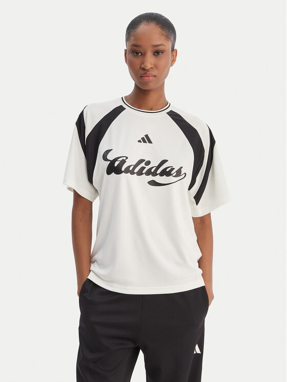 adidas T-Shirt House Of Tiro KB6126 Biały Regular Fit