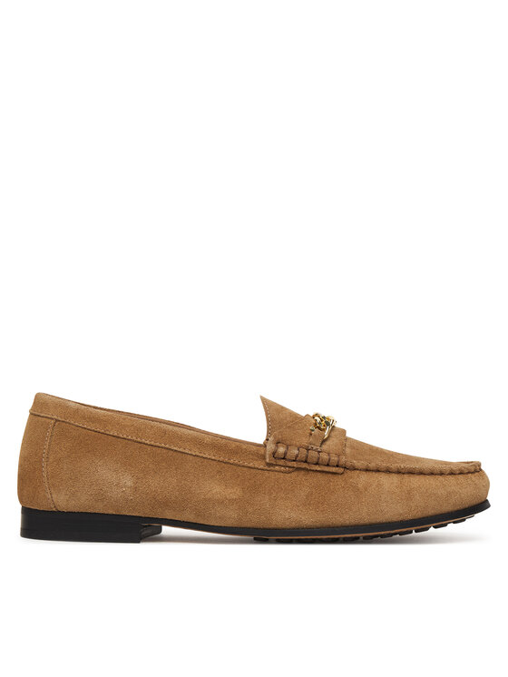 Tommy Hilfiger Mokasyny Th Chain Suede Loafer FW0FW09327 Brązowy