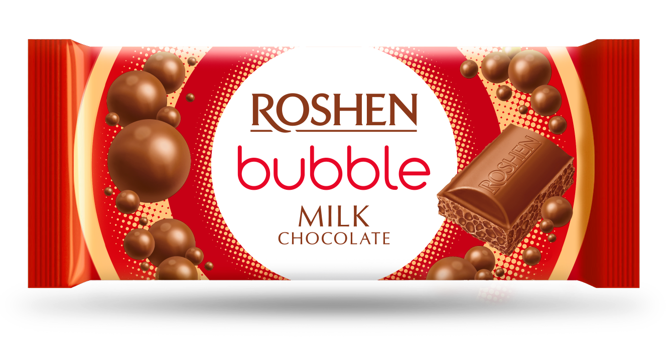 Roshen Czekolada Bąbelkowa mleczna 80 g