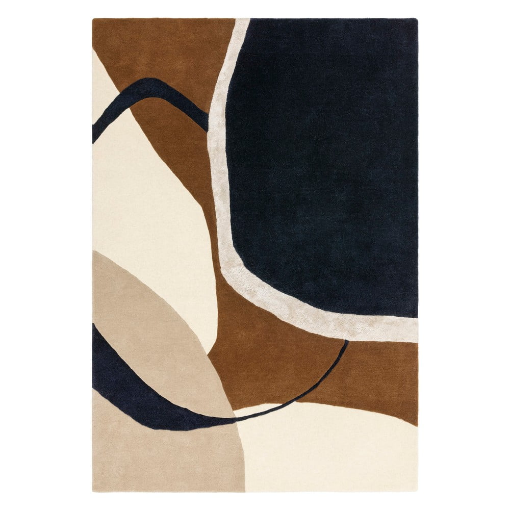 Ceglasty wełniany dywan tkany ręcznie 160x230 cm Matrix – Asiatic Carpets