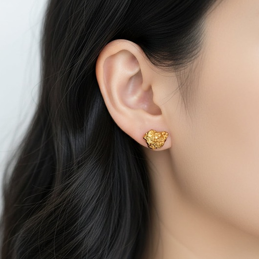 Kolczyki Sztyfty z Pirytem