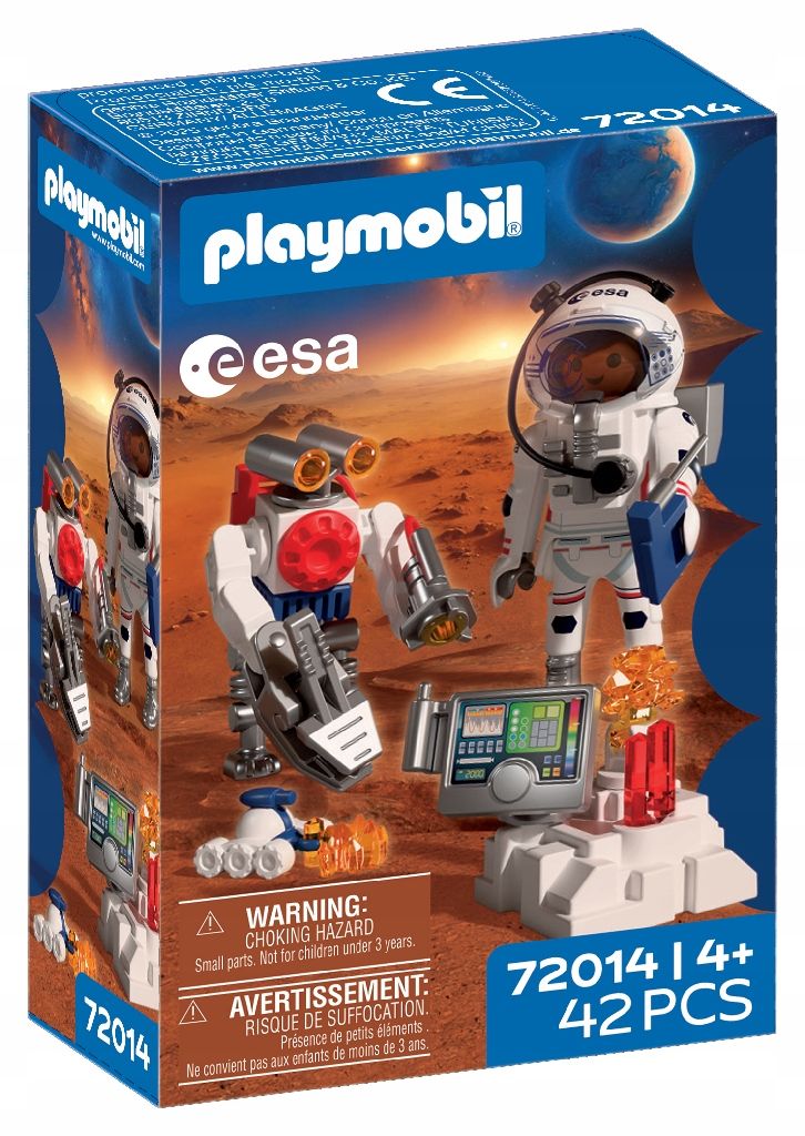 Astronauta Esa zrobotem 72014 - klocki