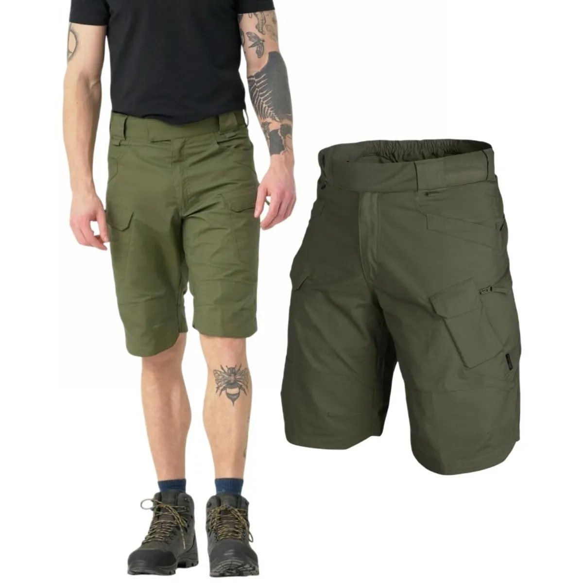 Szorty Helikon-Tex UTS PolyCotton Stretch Ripstop - Olive Green