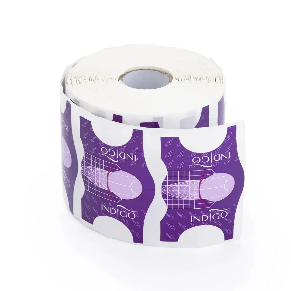 Indigo Mini Short Nail Forms szablony do przedłużania paznokci 500 szt