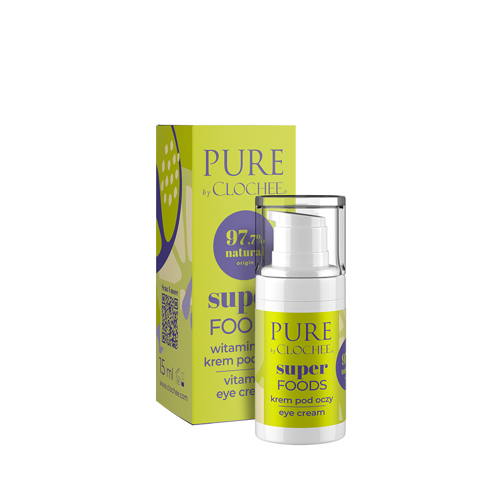 Pure by Clochee Super Foods Witaminowy Krem pod Oczy 15ml