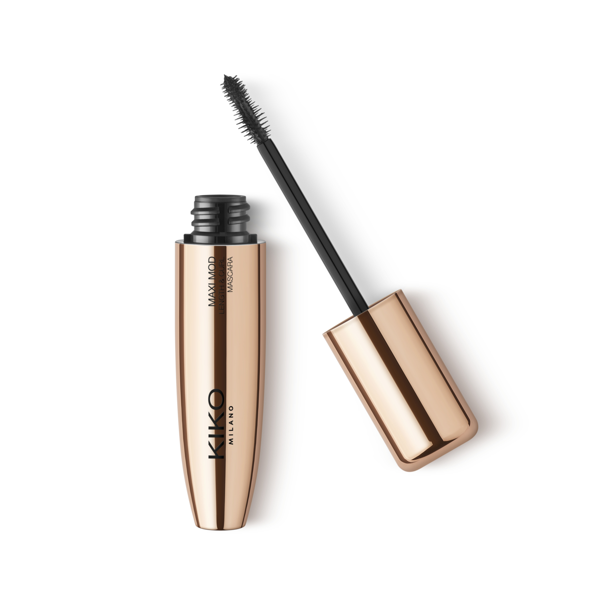KIKO Milano Maxi Mod Length & Curl Tusz do Rzęs Wydłużający i Podkręcający z Mini Szczoteczką Black