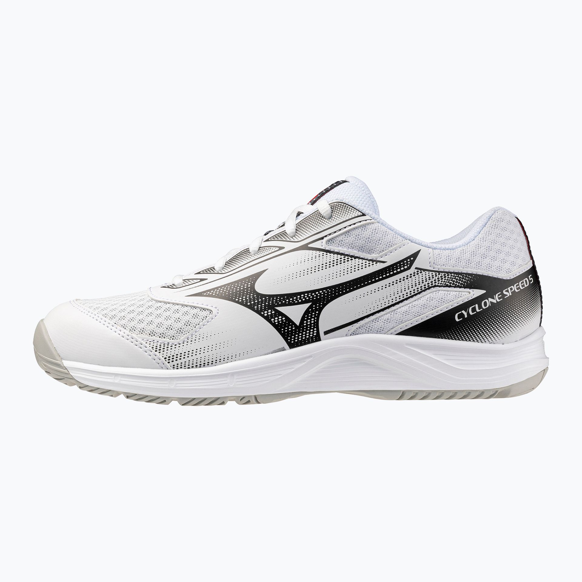 Buty do siatkówki Mizuno Cyclone Speed 5 white/black/fiery red WYSYŁKA W 24H 30 DNI NA ZWROT