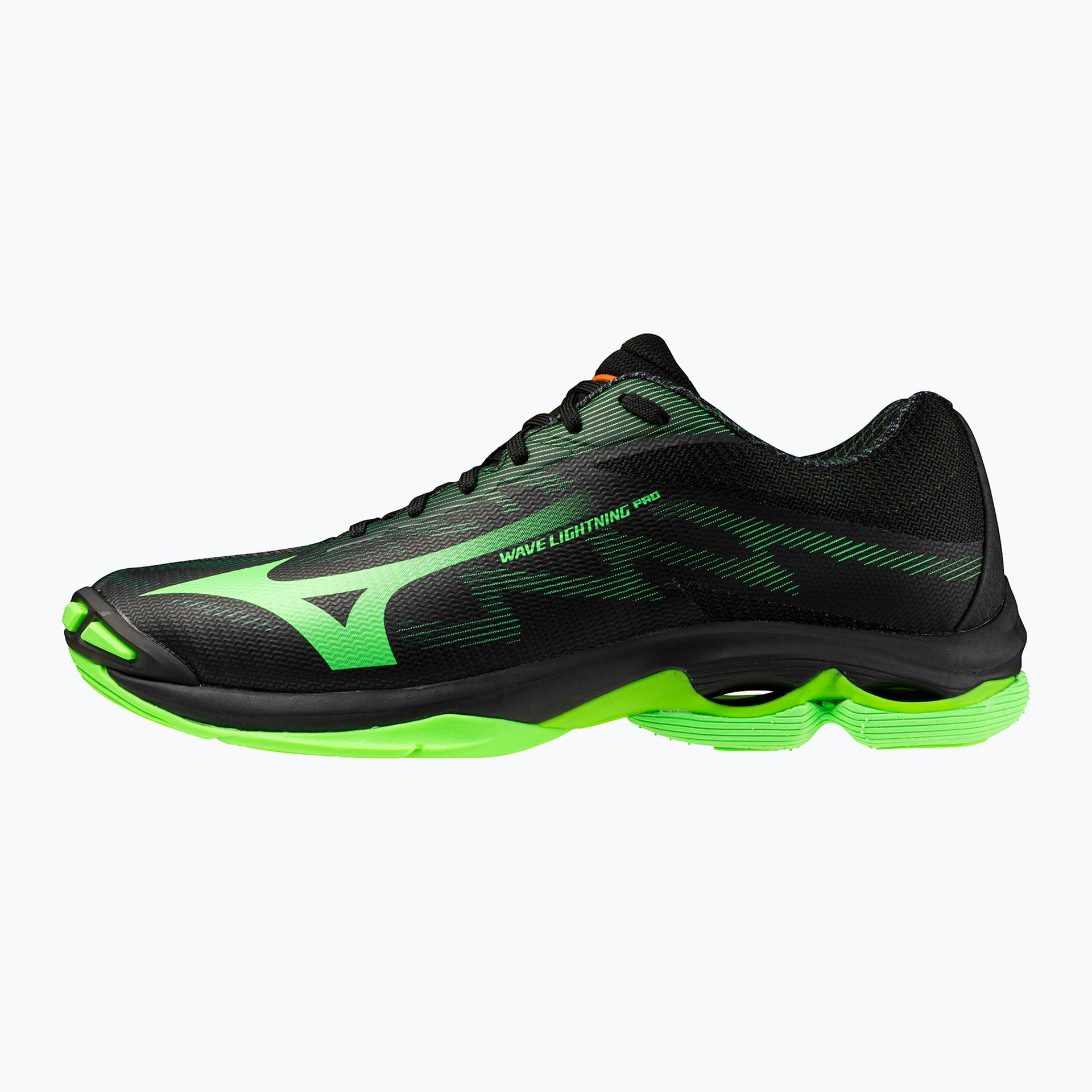 Buty do siatkówki Mizuno Wave Lightning Pro black/gloving apple/mandarin orange WYSYŁKA W 24H 30 DNI NA ZWROT