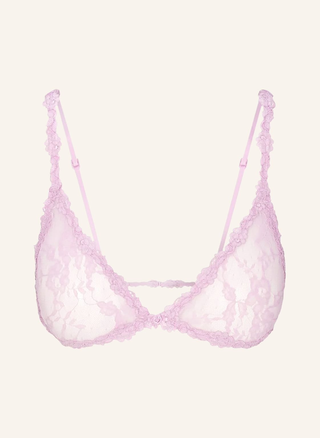 Skims Biustonosz Trójkątny Stretch Lace pink