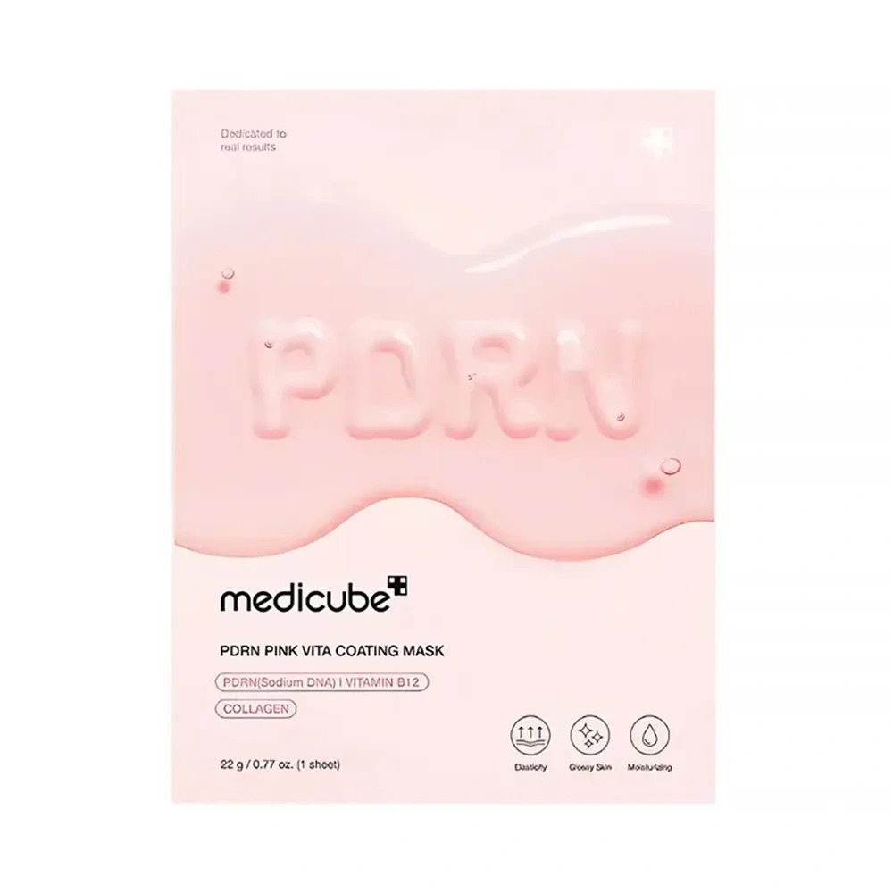 Medicube PDRN Pink Vita Coating Mask regenerująca maska w płachcie 22 g