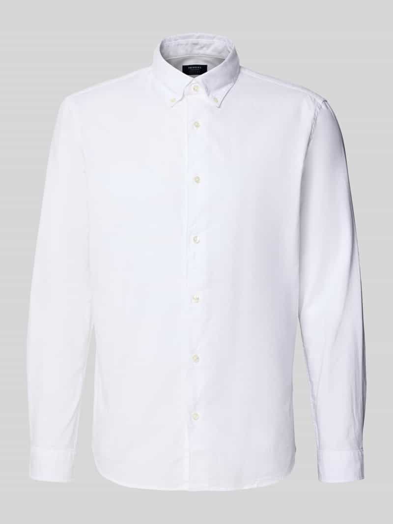 Koszula casualowa o kroju slim fit z czystej bawełny