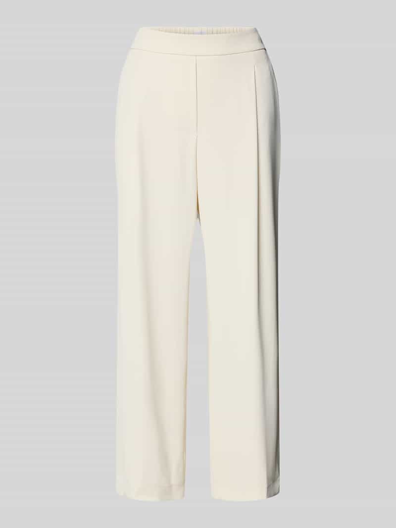 Spodnie materiałowe z elastycznym pasem