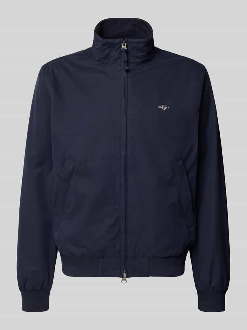 Kurtka ze stójką i dwustronnym zamkiem błyskawicznym