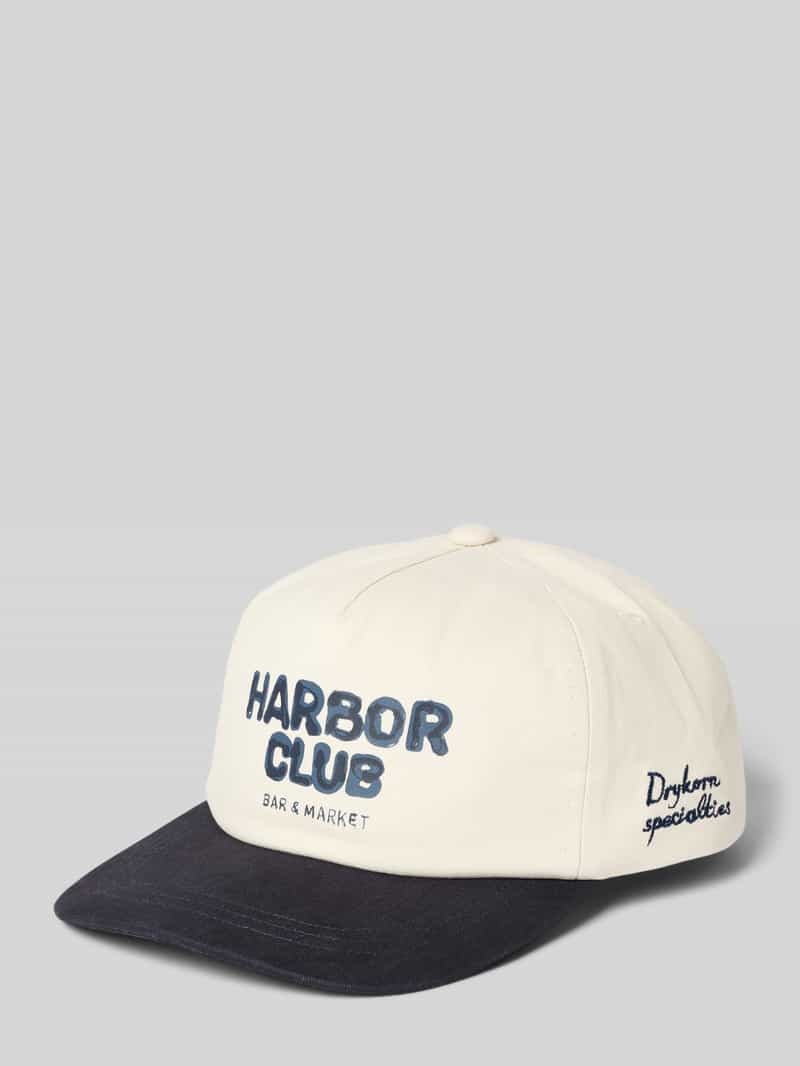 Czapka z daszkiem, nadrukiem i haftem model ‘JANORA’