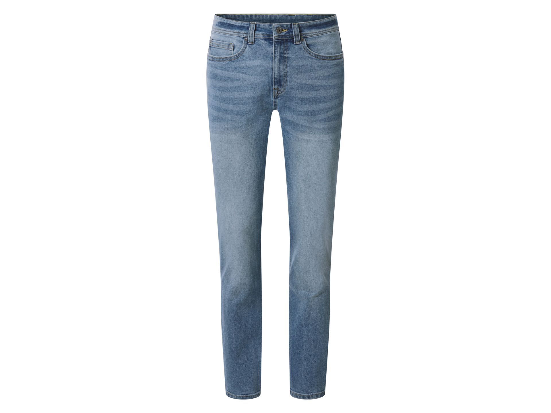 esmara Men Jeansy męskie z bawełną, slim fit (Niebieski, 52 (36/32))