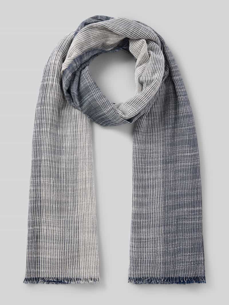 Szal z wiskozy z frędzlami