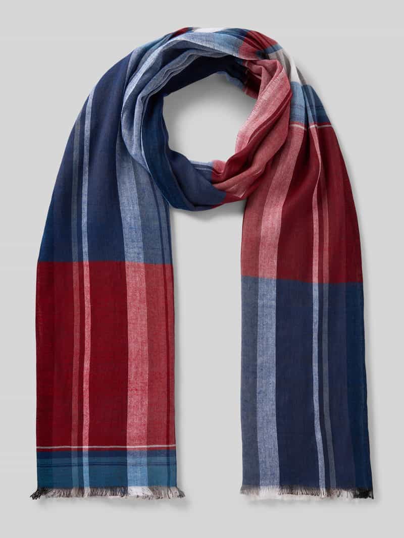 Szal z wiskozy z frędzlami