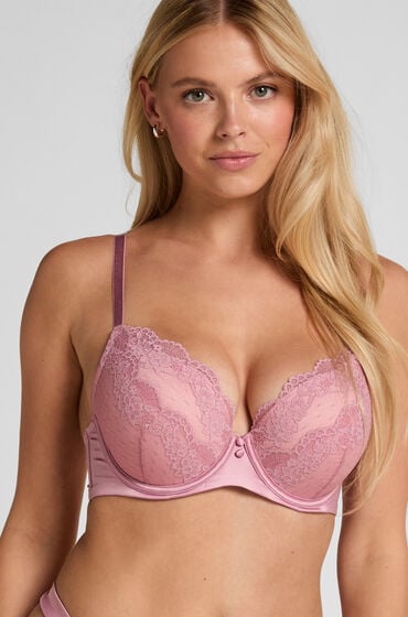 Hunkemöller Biustonosz push-up Laila Różowy