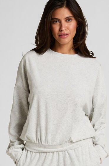 Hunkemöller Welurowy top Szary