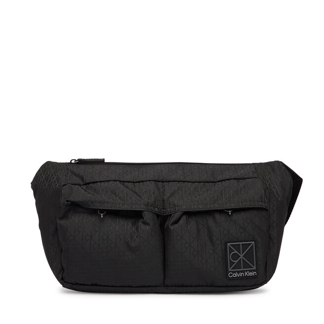 Nerka Calvin Klein Utility Emblem Sling Waistbag LV04D3341G Czarny