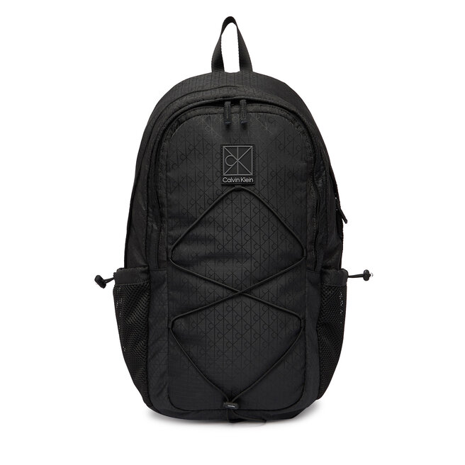 Calvin Klein Plecak Utility Emblem Bungee Backpack LV04D3301G Czarny