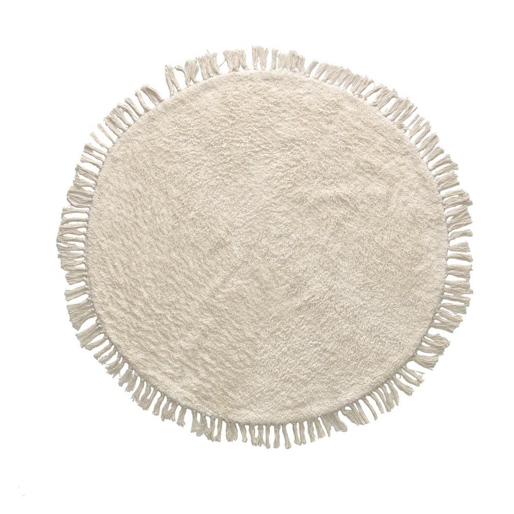 Kremowy bawełniany dywan dziecięcy ø100 cm Orwen – Kave Home