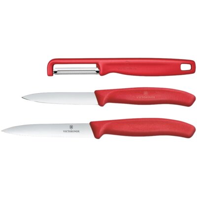 Zestaw noży VICTORINOX Swiss Classic 6.7111.33C1 Czerwony (3 elementy)