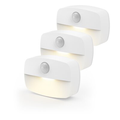 Zestaw lampek nocnych HAMA Cozy z czujnikiem ruchu i zmierzchu (3 szt.)