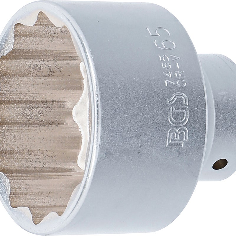 BGS Llave de Vaso 12 Caras entrada 20 mm (3/4