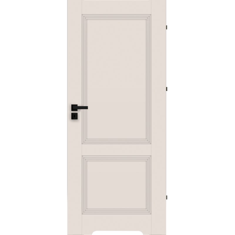 Drzwi wewnętrzne łazienkowe pełne 80 prawe Grazie kaszmir z podcięciem wentylacyjnym