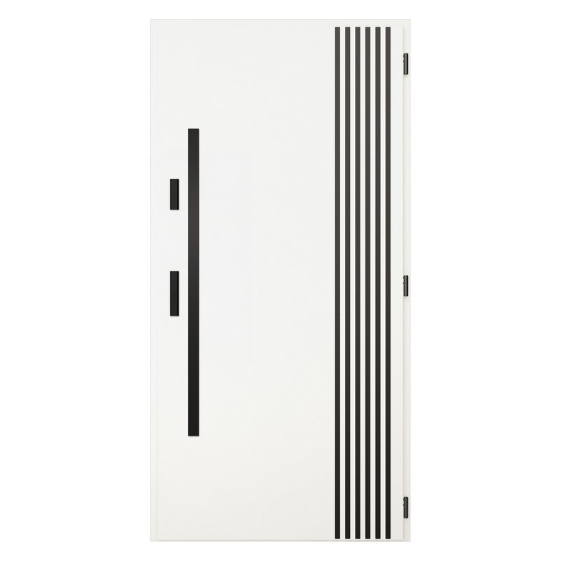 Drzwi zewnętrzne wejściowe 90 prawe Triton Modern White WIŚNIOWSKI