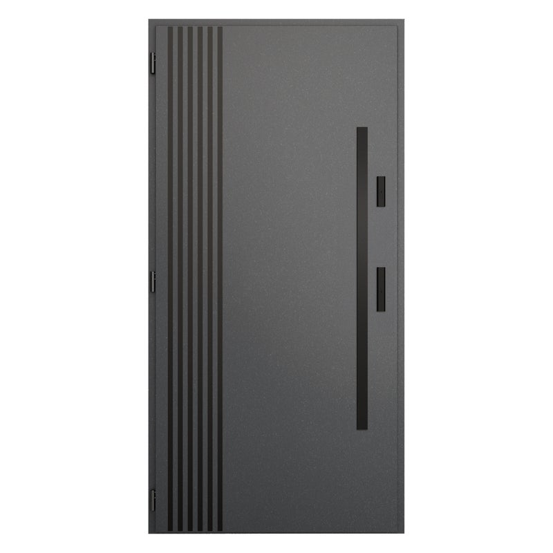 Drzwi zewnętrzne wejściowe 90 lewe Triton Modern Graphite WIŚNIOWSKI