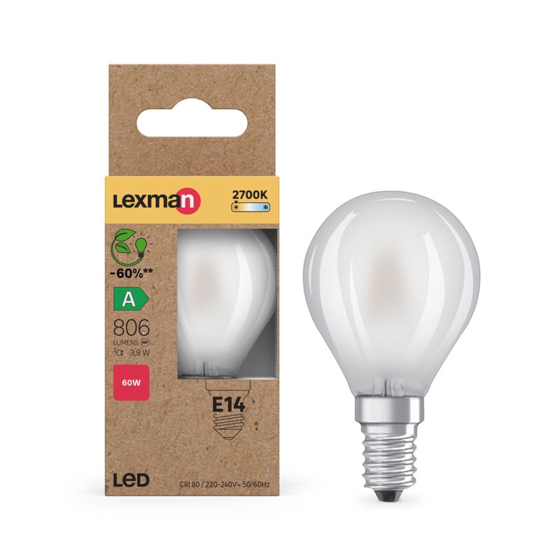 Żarówka LED E14 3.8 W 806 lm Ciepła biel Lexman
