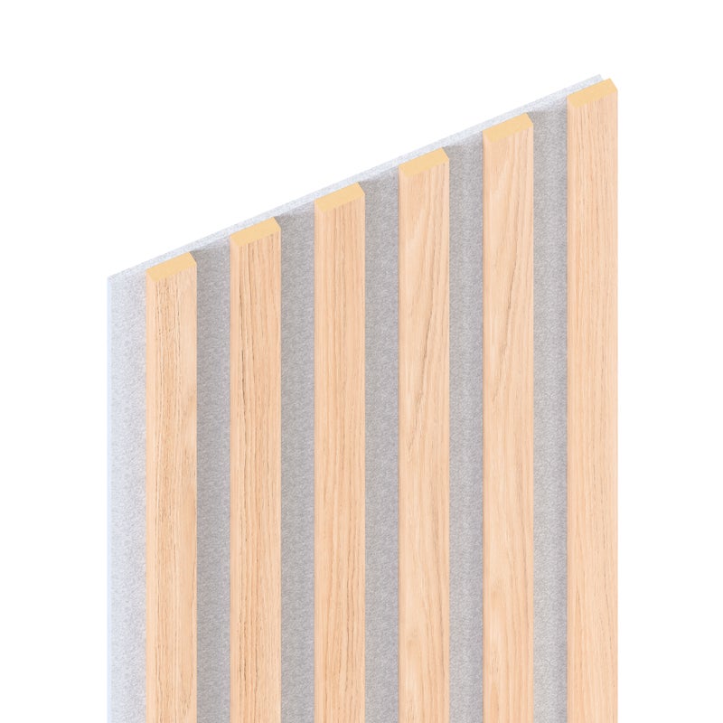 Panele ścienne 3D lamel na filcu slim 270x30 cm Dąb Arda 6 lameli