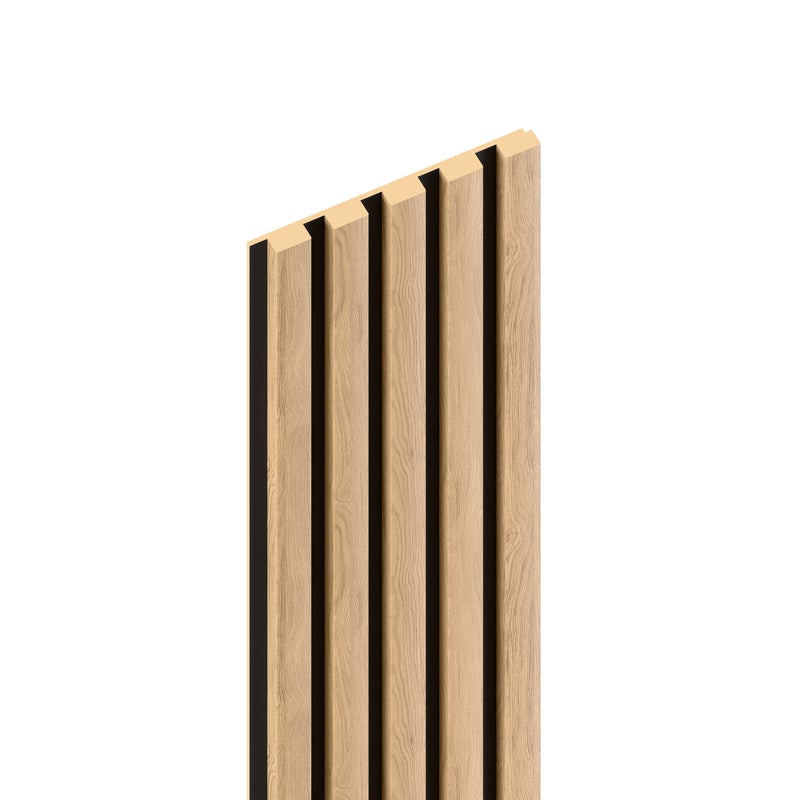 Panele ścienne 3D lamel na filcu 270x15 cm Dąb 5 lameli
