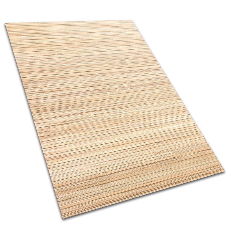 Mata winylowa słoma tekstura naturalna dywan winylowy do salonu rustykalny styl 90x60 cm – Tulup