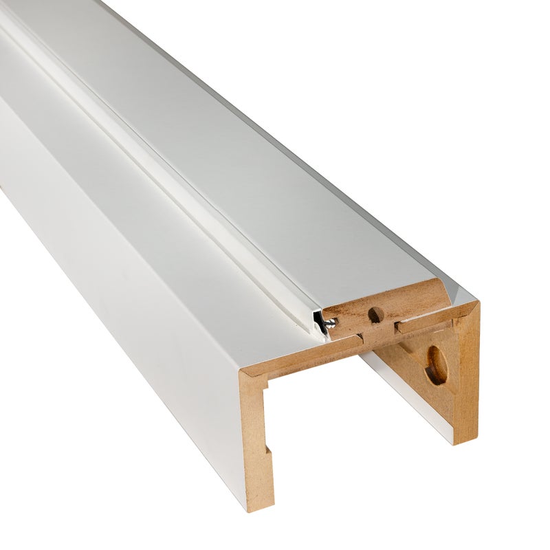 Belka górna 80 ościeżnicy regulowanej bezprzylgowa zakres 236-276 mm biała Laki Linea Pro, Almeria Pro, Mondo