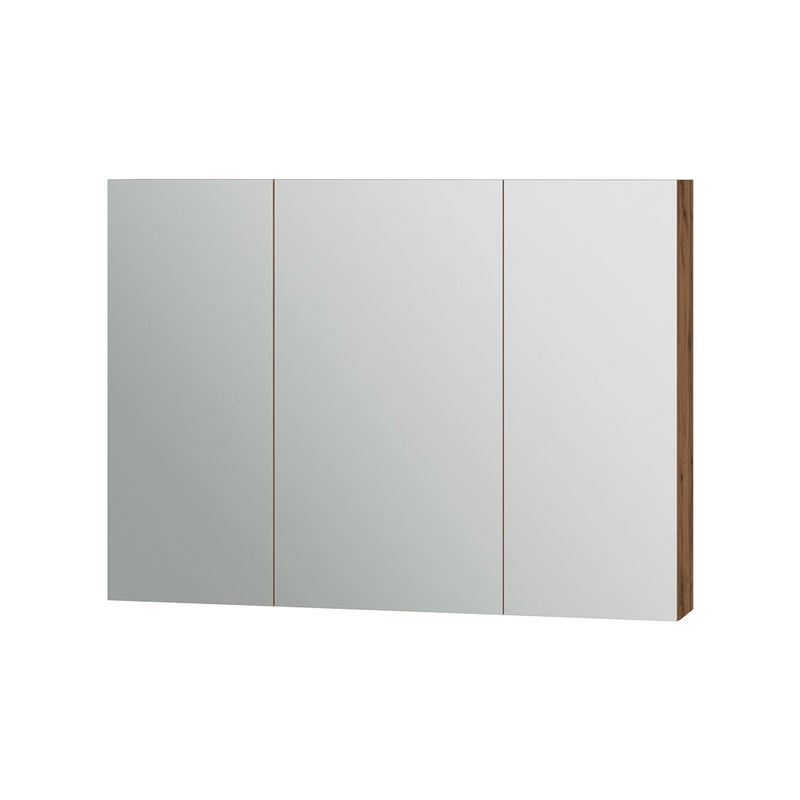 Vicco Szafka z lustrem w łazience Lotta, Dąb, 99.7 x 73.2 cm z 3 drzwiami