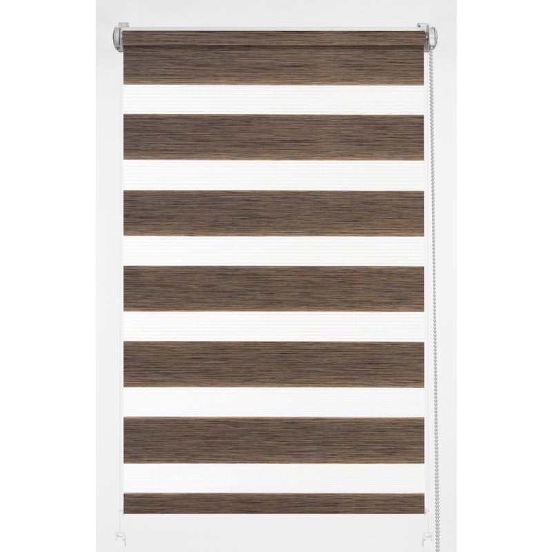 Roleta Dzień i Noc WOOD EFFECT 75X150 brązowy, 1 szt