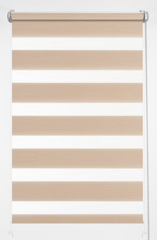 Roleta Dzień i Noc WOOD EFFECT 110X230 beżowa, 1 szt