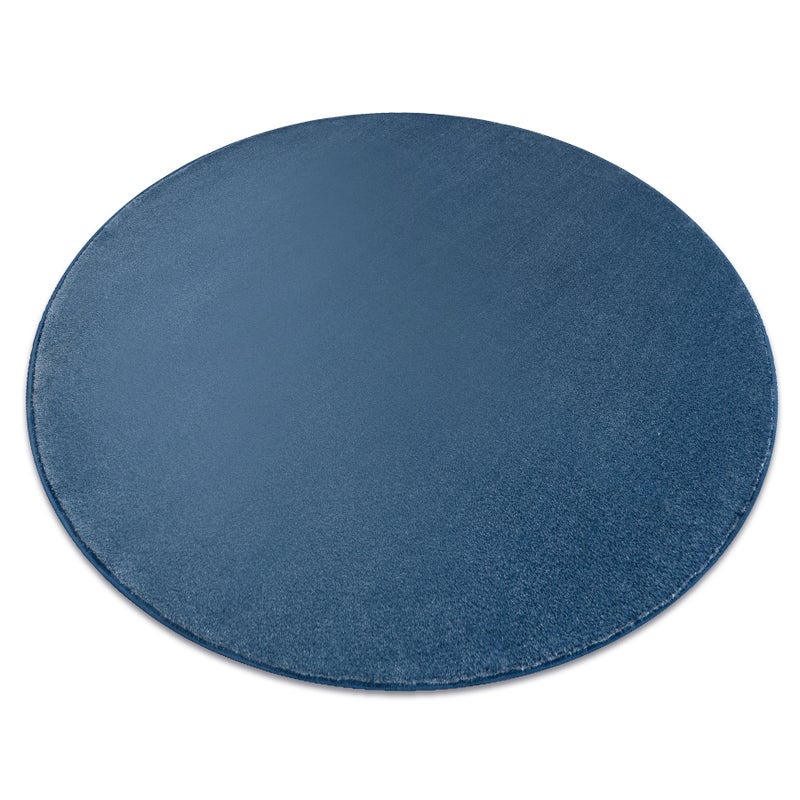 Dywan koło SEDUCTION niebieski 71 miękka, wytrzymała, do sypialni, do hotelu koło 150 cm